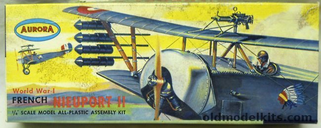 Aurora 1/48 Nieuport 11, 101-79 plastic model kit